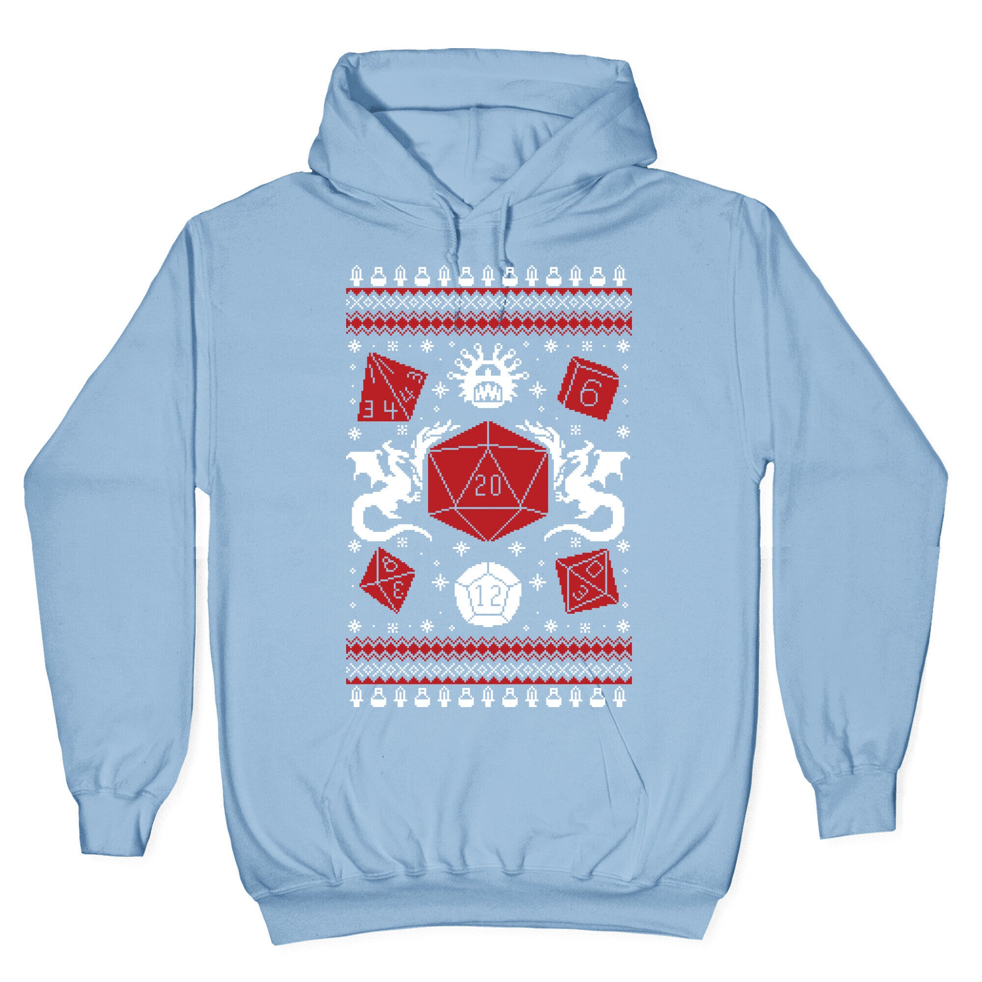 D&D Ugly Sweater Hoodie